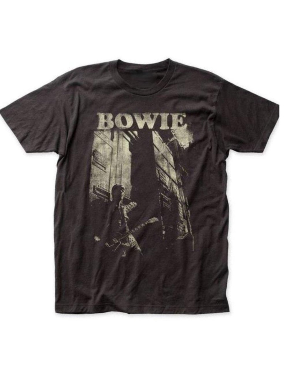 Dark Chocolate David Bowie Guitar Tee Music Lovers Shirt Graphics Unisex Tshirt